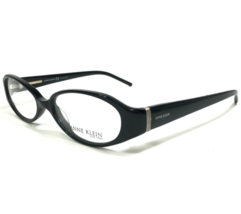 Anne Klein Eyeglasses Frames AK8046 147 Black Round Full Rim 50-15-140 - £40.05 GBP