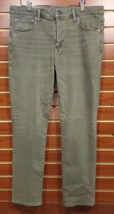 NEW Men&#39;s AE Airflex+ Slim Fit Jeans American Eagle Olive Green 34x30 $4... - $39.59