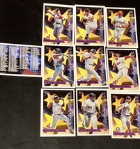 1996 Topps Star Power (10) Card Lot: R Johnson, Puckett, Boggs ++ - £3.72 GBP