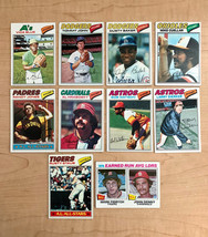 1977 TOPPS STAR PLAYER BASEBALL CARDS SET OF 10 CONDITIONS VARY - £12.63 GBP