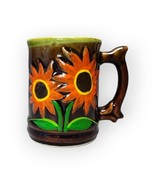 Monterrey Nuevo Leon Mexico Hand Painted Floral Pottery Souvenir Beer St... - £13.18 GBP