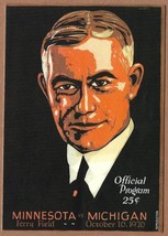 University of Michigan vs. Minnesota 1920 Football Official Program Post... - $4.23