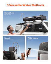 4.5 Gal Roof Rack Water Tank Portable Water Tank with Splash-Guard Panel - $267.05