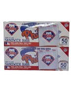 Philadelphia Phillies Sandwich Bags 2/50 Count Boxes 100 Total Genuine M... - £13.27 GBP