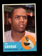 1963 Topps #508 Ted Savage Nmmt Pirates *SBA4157 - $19.60