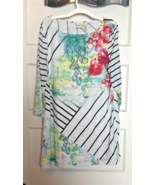 Energy by Chico’s Women’s Colorful Striped Tunic Top Size 1 - $463.25 MXN