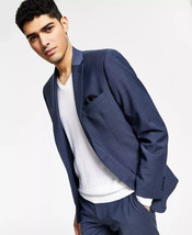 Bar III Men&#39;s Slim-Fit Wool Blend Solid Suit Jacket Only in Blue-46L - £59.61 GBP
