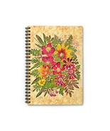 Timeless Blossoms, A Study in Dried Florals, Spiral Notebook, Vintage He... - $14.70