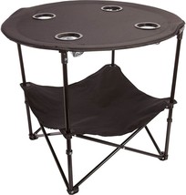 Folding Camping Table, One Size, Black - £36.43 GBP