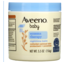 Aveeno, Baby, Eczema Therapy, Nighttime Balm, Fragrance Free, 5.5 oz (15... - £31.69 GBP