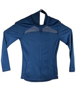 Blue Layer 8 Jacket Womans Size Small Athletic Workout Sweatshirt Top Fu... - $41.20 CAD