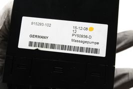 2009-2015 BMW 750I 750Li F01 REAR BACK SEAT ACTIVE COMFORT MASSAGE PUMP P8277 image 9