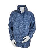 Forresters Drytech Rain Jacket Womens M Gore-Tex Blue Print Full Zip - €31,30 EUR