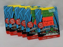 Lot Of (6) Topps 1990 Teenage Mutant Ninja Turtles Wax Booster Packs - $24.75