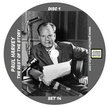 Paul Harvey (Set 14) The Rest of the Story 100 Episodes on 5 Audio CDs - $29.99