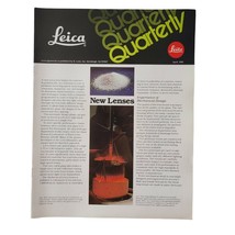 Leica Quarterly Newsletter | April 1981 | New Lenses - £7.85 GBP