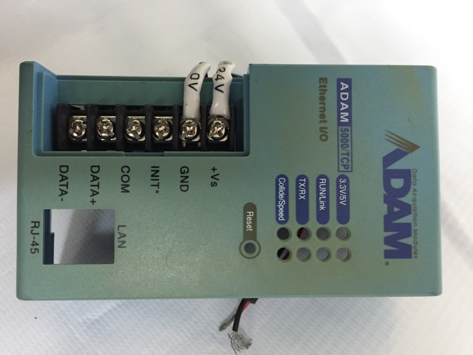 Adam 5000/TCP Rev.A2 Assy. 1900580052 Ethernet I/O and Power Supply PLC ...