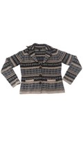 Women&#39;s Banana Republic Cardigan Small Lambswool Fair Isle Sweater 3 Button  - £27.23 GBP