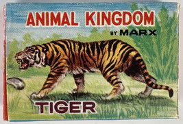 Marx Animal Kingdom Tiger Figure w Box Vintage Plastic Factory Painted H... - $10.87