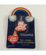 Care Bears Cheer Bear Attachable Key Ring Zipper Vintage 1984 American G... - $37.92 CAD