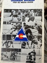 Defunct Colorado Rockies 1981-82 Final Temporada Hockey Media Guía Lanny - £14.76 GBP