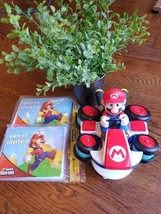Super Mario Birthday INVITATIONS/ Go Cart Motor Toy Lot - £25.60 GBP