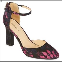 Liz Claiborne Ankle Strapped Brocade Winnie Heels Shoe Size 7.5 NWOB - $34.65