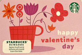 Starbucks 2022 Happy Valentine&#39;s Day Recyclable Gift Card New No Value - £1.56 GBP