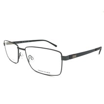 Tech Flex Large Eyeglasses Frames 30145S SP05 Black Grey Rectangular 58-18-145 - £36.55 GBP