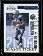 2006 Playoff Contenders Season Ticket Football Card #58 Deion Branch Seahawks - £6.65 GBP