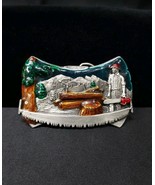 1981 Bergamot Lumberjack Logger Skidder Belt Buckle - Double Bit Axe Shaped - €33,91 EUR