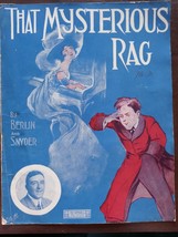 Sheet Music That Mysterious Rag by Berlin &amp; Snyder 1911 Piano - £14.59 GBP