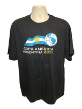 2011 COPA America Argentina Soccer Adult Black XL TShirt - £11.84 GBP