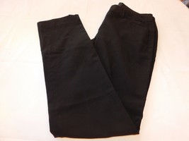 Dalia Collection Modern Fit Women&#39;s Ladies Long Pants Slacks Size 2 Black GUC - £12.13 GBP
