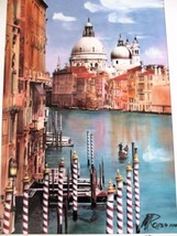 Martin Roberts &quot;Grand Canal&quot; Hand Signed Litho Photo Venice Italy Gondola Art - £23.32 GBP