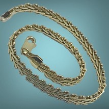 vintage Milor  Italy  sterling silver gold tone bracelet 9” - £58.57 GBP