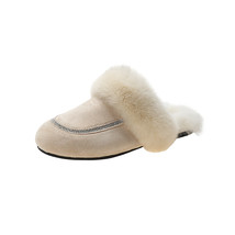 Designer Warm Flats Boots New Winter Fashion Slippers Platform Plush Women Boots - £17.96 GBP