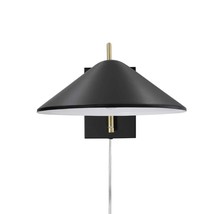 Wall Sconce Swing Arm Mid Century Wall Fixture Sputnik Lamp Brass Metal Light - $204.95