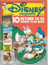 Disney Magazine #65 UK London Editions 1986 Color Comic Stories VERY FINE+ - £8.47 GBP