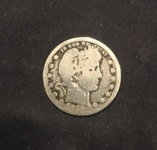 1916-D Barber Quarter Dollar Good+ G+ Nice Well Circulated - £6.87 GBP