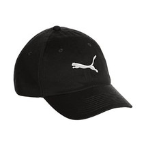 Puma Ess Cap, unisex, Cap ESS, Black/Big Cat  - $29.00