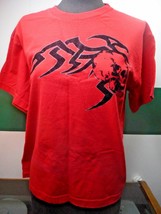 Canyon River Blues CRB Sz XL/XG (18-20) Red Black Trim &amp; Skull Graphic T... - $15.19