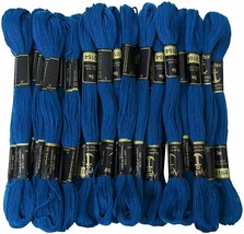 Anchor Stranded Cotton Threads Cross Stitch Sewing Hand Embroidery Thread Blue - £9.72 GBP