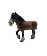 Schleich Clydesdale Horse Horses Animal Figure Toy Miniature Brown - £7.96 GBP