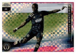 2021 Topps Chrome MLS Pink X-Fractor Jamiro Monteiro #75 Rookie RC - £1.56 GBP