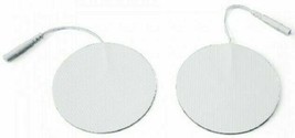 40 Electrode Pads EMS for Tens Massager 7000, 3000- 2 Inch Rouned White ... - £12.23 GBP