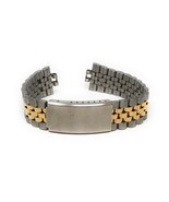 Two Tone Watch Band 19mm Stainless Steel Metal / S. Steel / No end pieces - $14.85