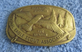 2013 Jamboree National Eagle Scout Association Nesa Life Member Belt Buckle - £17.64 GBP