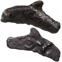 Ancient Greek Bronze DOLPHIN Coin with ΘY Olbia, Thrace 450 BC proto-money - £96.91 GBP