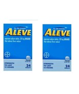 Aleve All Day Strong Naproxen Sodium 24 Tablets, 220 mg Exp 09/2024 Pack... - £11.81 GBP